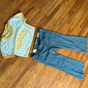 SOLD Vintage flare bell bottom and t shirt bundle